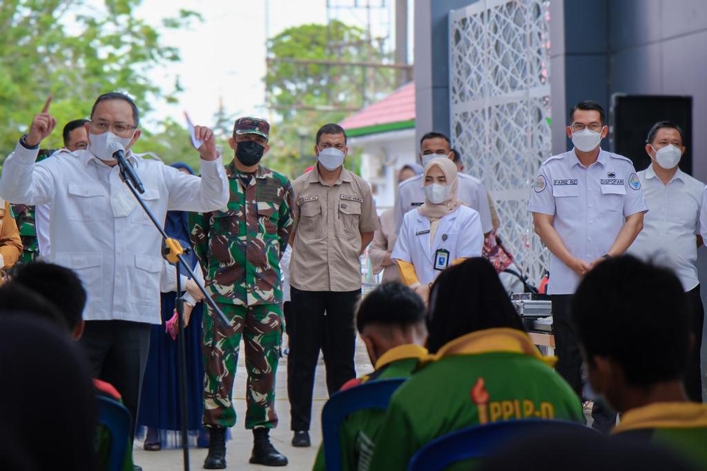 450 Ribu Lebih Warga Muba Sudah Vaksin