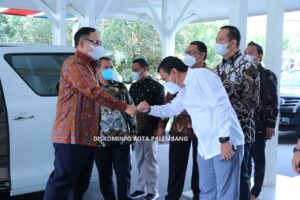 Rapat bersama Pembangunan Palembang 2022, Dua Aleg DPR RI Temui Walikota