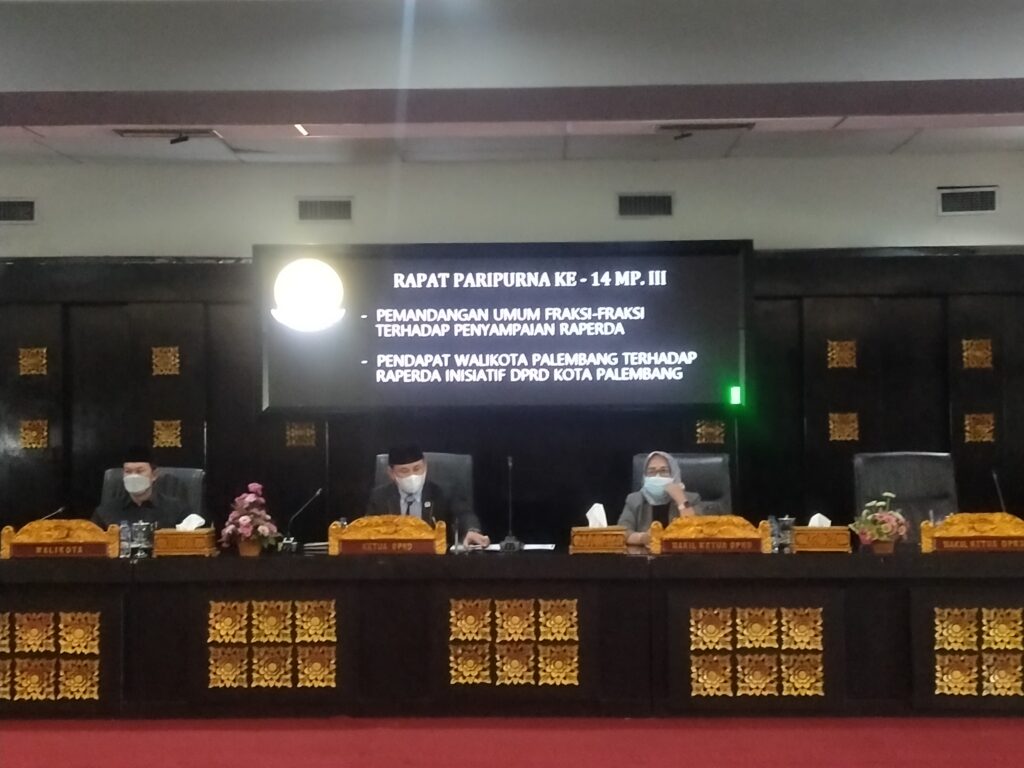 DPRD Kota Palembang Gelar Rapat Paripurna Ke-14 MP.III
