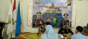 350 Pelajar SMAN 4 Lahat Divaksinasi