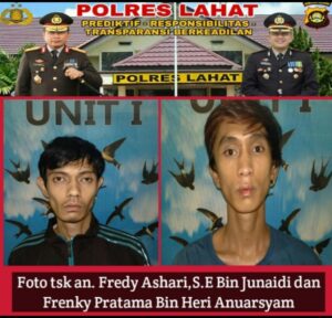 Dua Pelaku Penyalahgunaan Narkotika Diringkus