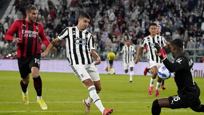 Skor 1-1 Hasil Pertandingan Juventus vs AC Milan