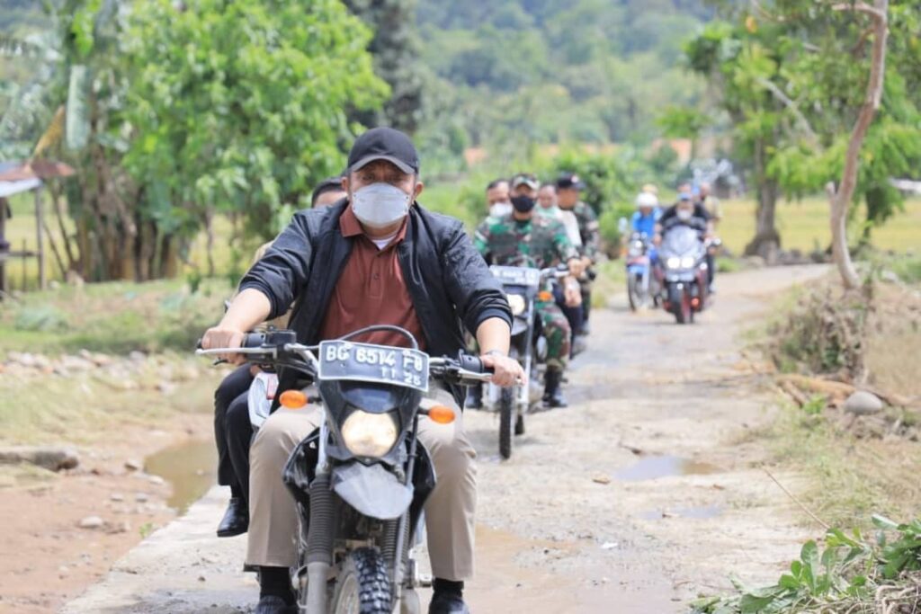 Herman Deru : Pemerintah Tidak Akan  Diam, Jembatan Putus Segera Diperbaiki