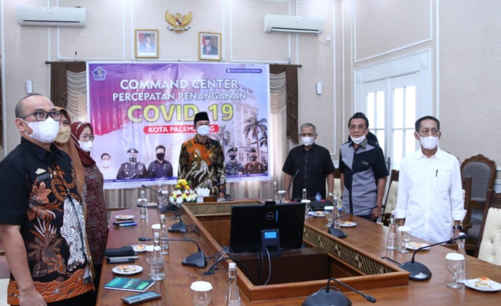 Walikota Palembang Hadiri Launching Buku BPK Secara Virtual