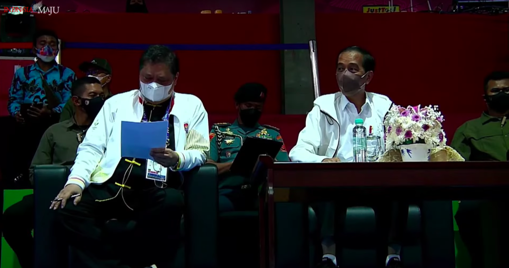 Presiden Jokowi Tinjau Arena Wushu PON XX Papua