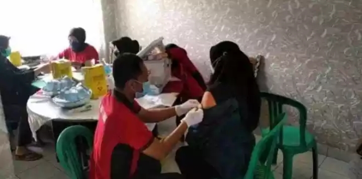 Kejar target 100 Persen, Kodim Lahat Gelar Vaksinasi Serentak