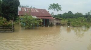 Hujan Lebat Sebabkan Beberapa Rumah Di lahat Terendam Banjir