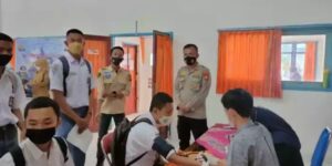 Vaksinasi Mobil Presisi Polres Lahat Mulai Sasar Pelajar