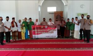 Safari Jumat, Anggota Polres Lahat Jadi Imam Di Masjid Nurul Hidayah