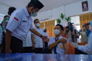 Capaian Vaksin di Muba di Atas 52 Persen
