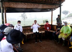 Dialog dengan Presiden, Petani Wonosobo Ungkapkan Manfaat Lumbung Pangan bagi Mereka