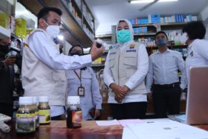 Akhiri Masa Tugas, Kepala BPOM Palembang Tinjau Pasar Bersama Wawako Fitri
