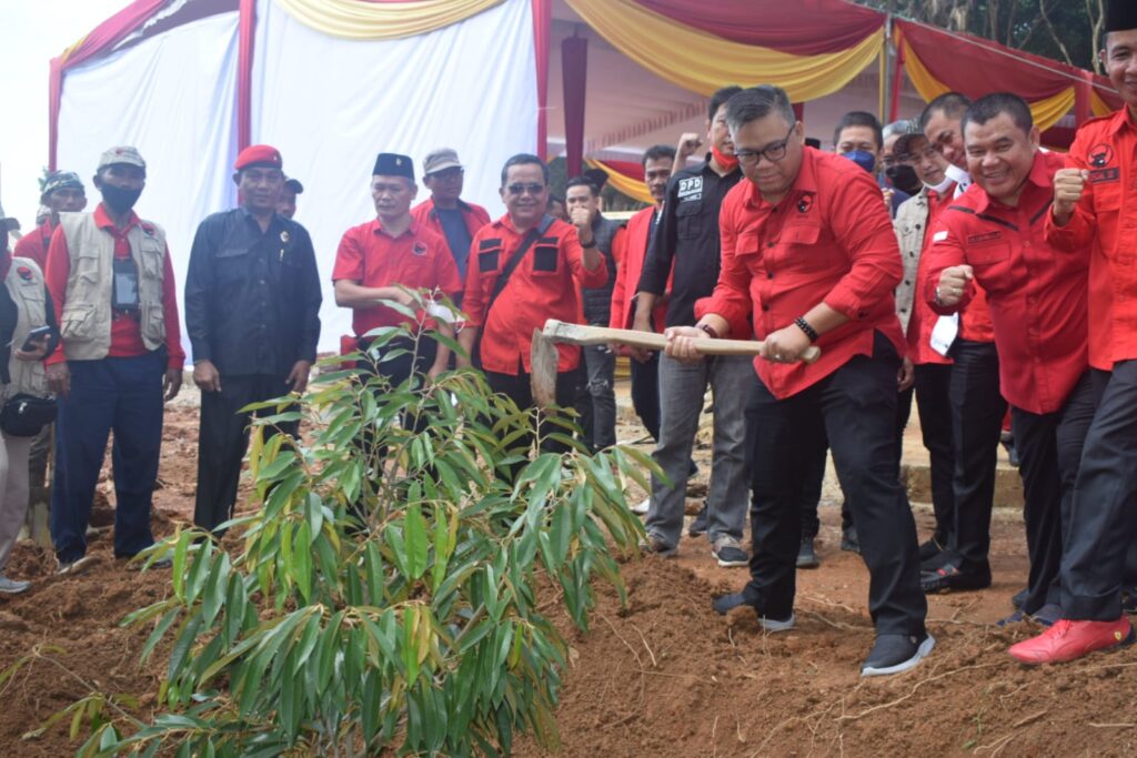Meriahkan HUT ke-49, PDIP Sumsel Gelar Penanaman Pohon