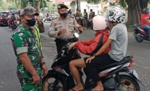 Imbau Warga Perketat Prokes, Tim Gabungan Di Lahat Gelar Razia