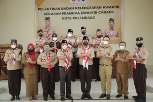 Dewan Kehormatan Kwartir Cabang Pramuka Palembang Lantik Badan Kelengkapan