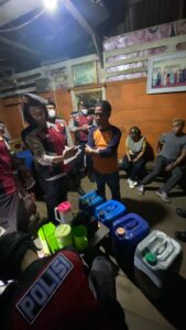 Cegah Peningkatan Angka Kriminalitas,  Polsek Rantau Alai Rutin Gelar Razia