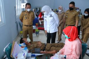Fitri Berharap Tiap Kecamatan Di Palembang Sumbang 100 Kantong Darah