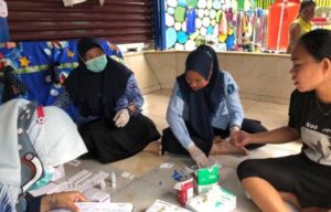 Cegah Penyebaran Virus HIV,  Lapas II Tanjung Raja Lakukan Pengecekan Berkala