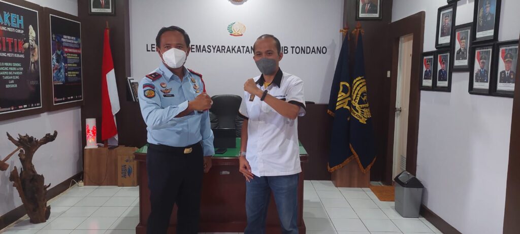 Kalapas II B Tondano Terima Silaturahmi Bidang Advokasi dan Pembelaan Wartawan PWI Sulut