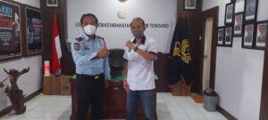 Kalapas II B Tondano Terima Silaturahmi Bidang Advokasi dan Pembelaan Wartawan PWI Sulut