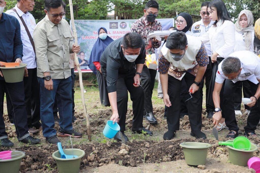Dukung Program Sumsel Mandiri Pangan, DPP Gencar Indonesia Masifkan Kebun Kota