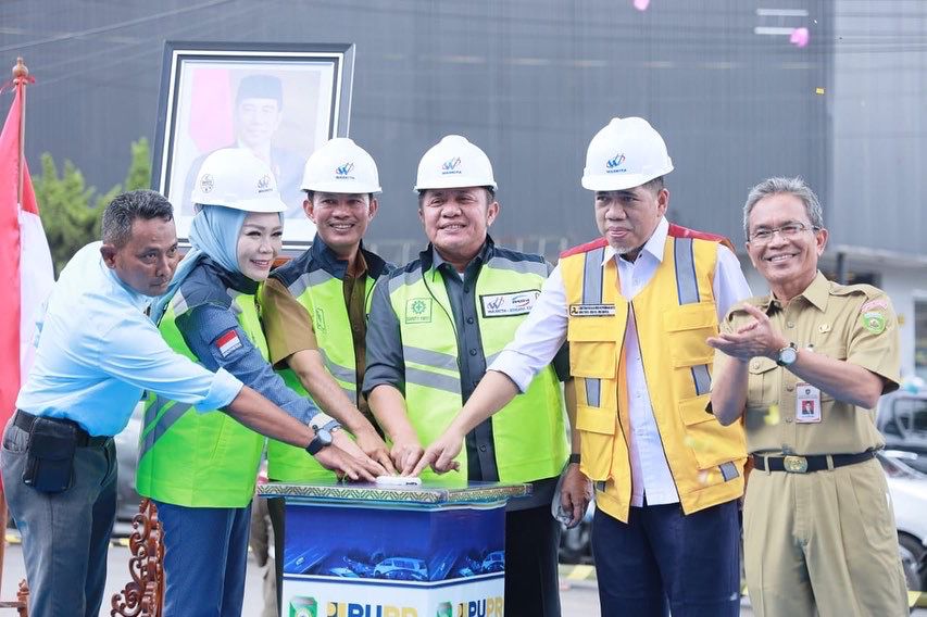 Herman Deru Groudbreaking Flyover Simpang Skip Palembang
