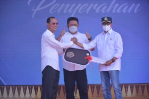 Menhub Resmikan Angkutan Umum Feeder LRT Emas Di Palembang 