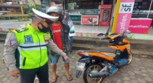 Tertibkan Motor Berknalpot Racing, Satlantas Polres OI Tingkat Razia Di Jalan