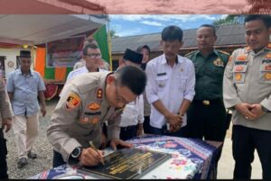 Tutup Masa Jabatan, Kapolres OI Resmikan Mushola Di Pamulutan