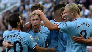 Newcastle vs Manchester City Imbang  Skor 3-3