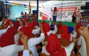 Emak Emak Muda Ogan Ilir Deklarasi Dukung Prabowo Jadi Capres 2024