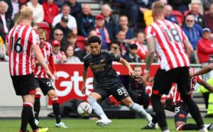 Skor 0-3 Brentford vs Arsenal