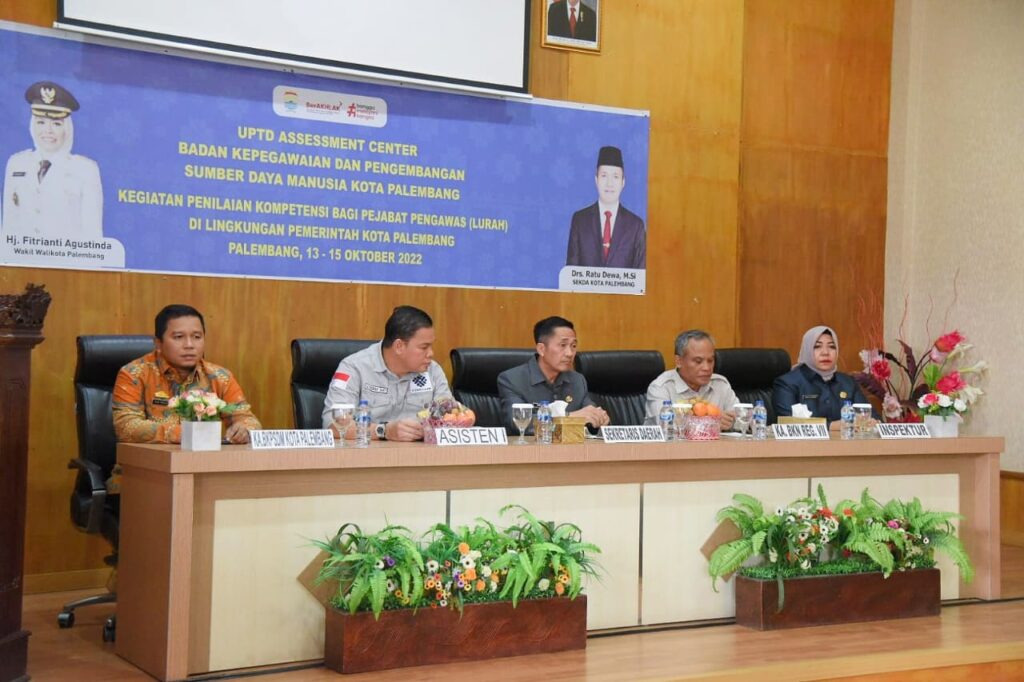 107 Kelurahan Ikut Penilaian Kompetensi Jabatan Pengawasan Pemkot Palembang