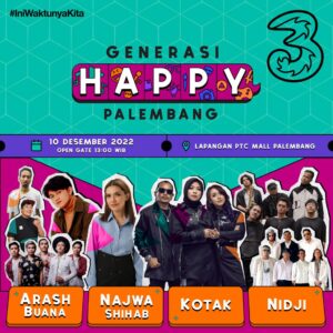 Tri Gelar Program Generasi Happy di 5 Kota Besar Indonesia