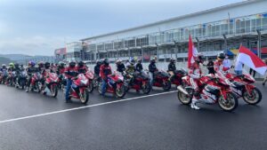 Komunitas Honda CBR 250 Jajal Sirkuit Mandalika Bersama Pembalap Andi Gilang