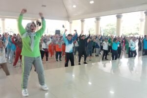 Bupati OI Intruksikan Seluruh Puskesmas Gelar Senam Pagi Setiap Jumat