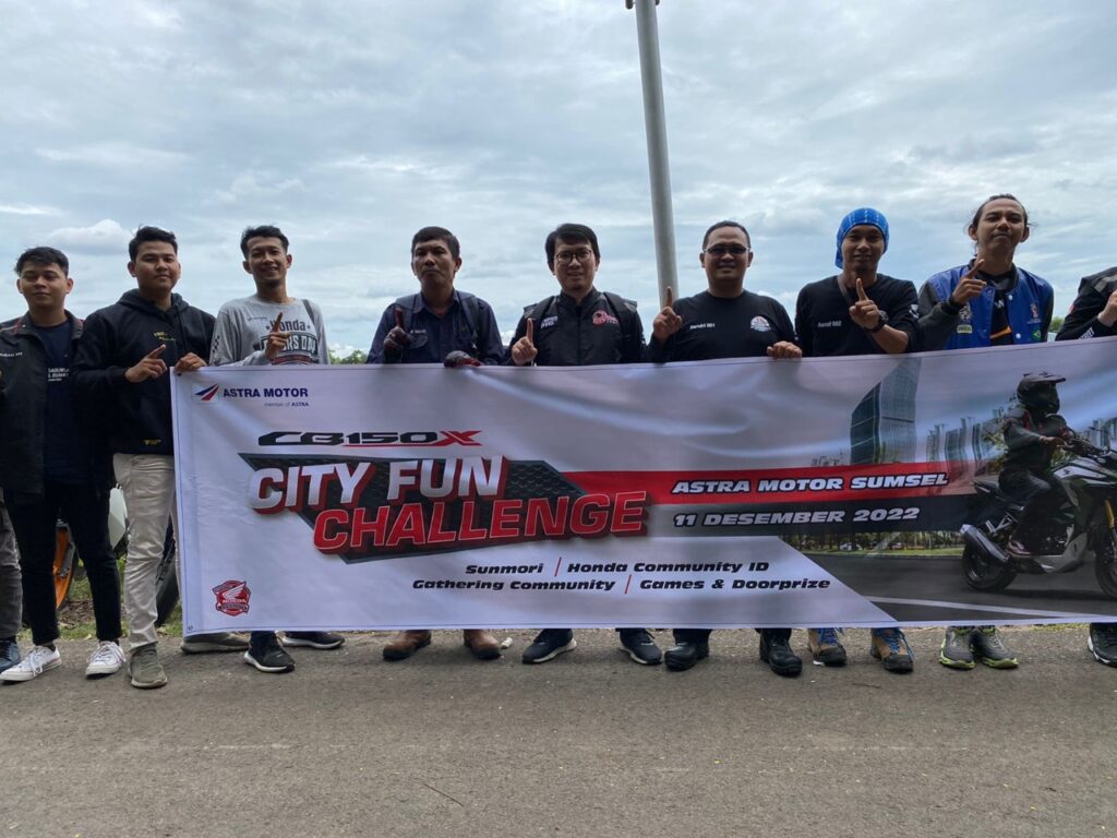 Libatkan Komunitas Pelanggan, Astra Motor Sumsel Gelar City Fun Challenge