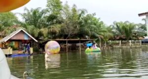 Sambut Tahun Baru 2023, Wisata Danau Telok Putih Mulai Bersolek