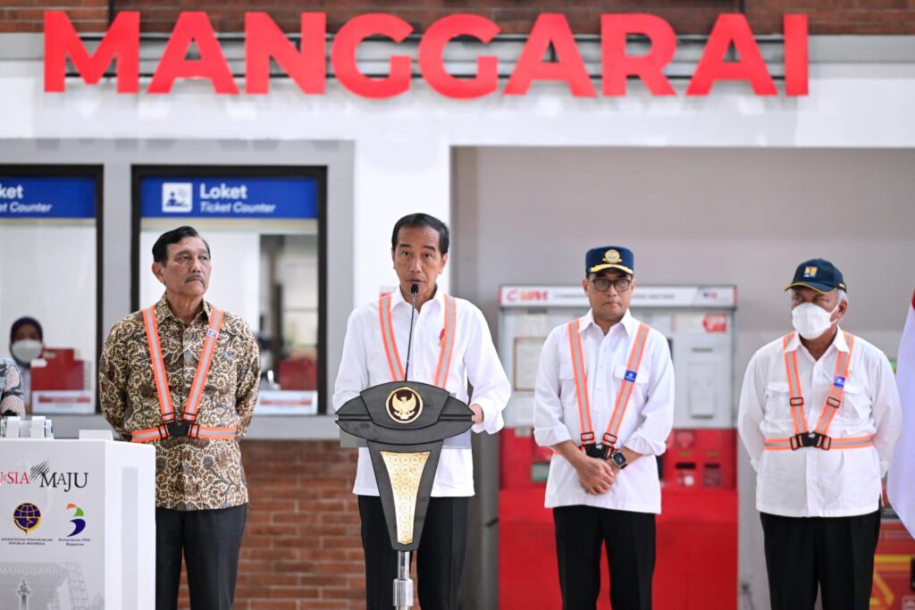 Presiden Jokowi Resmikan Stasiun Manggarai Tahap I