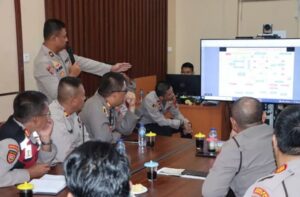 Kapolres Pimpin Rapat Persiapan Pengamanan Konser Roma Irama Di Ogan Ilir