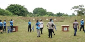 Lomba Menembak Antar OPD Meriahkan Perayaan HUT Kabupaten OI Ke 19