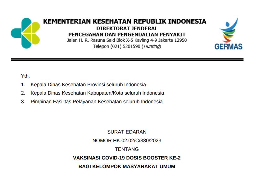 Inilah Ketentuan Vaksinasi Booster Ke-2 dari Kemenkes