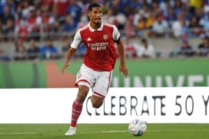 William Saliba Masih Bahagia di Arsenal