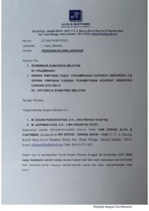 Temui Warga Untuk Pembebasan Lahan Tanpa Libatkan Kuasa Hukum, Kadis PUPR OKU Timur Dilaporkan