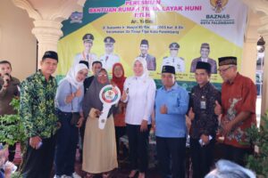 Pemkot Palembang Terus Beri Dukungan Program Bedah Rumah Milik Baznas