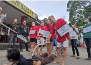 Polisi Gelar Rekonstruksi Tawuran Di Palembang Yang Tewaskan Seorang Pemuda