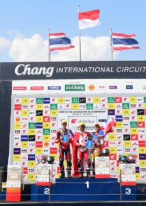 Pebalap Astra Honda Raih Podium Satu Pada Seri Perdana ARRC Thailand