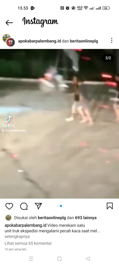 Aksi Pelemparan Batu Viral di Sosmed