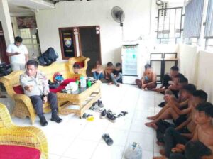 Belasan Pelajar Di OI Diamankan Polisi Saat Hendak Tawuran