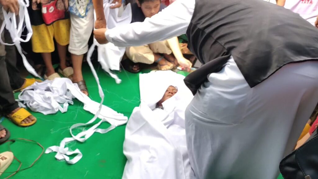 Tak Terima Dituduh lecehkan Anak, Rian Nekad Sumpah Pocong